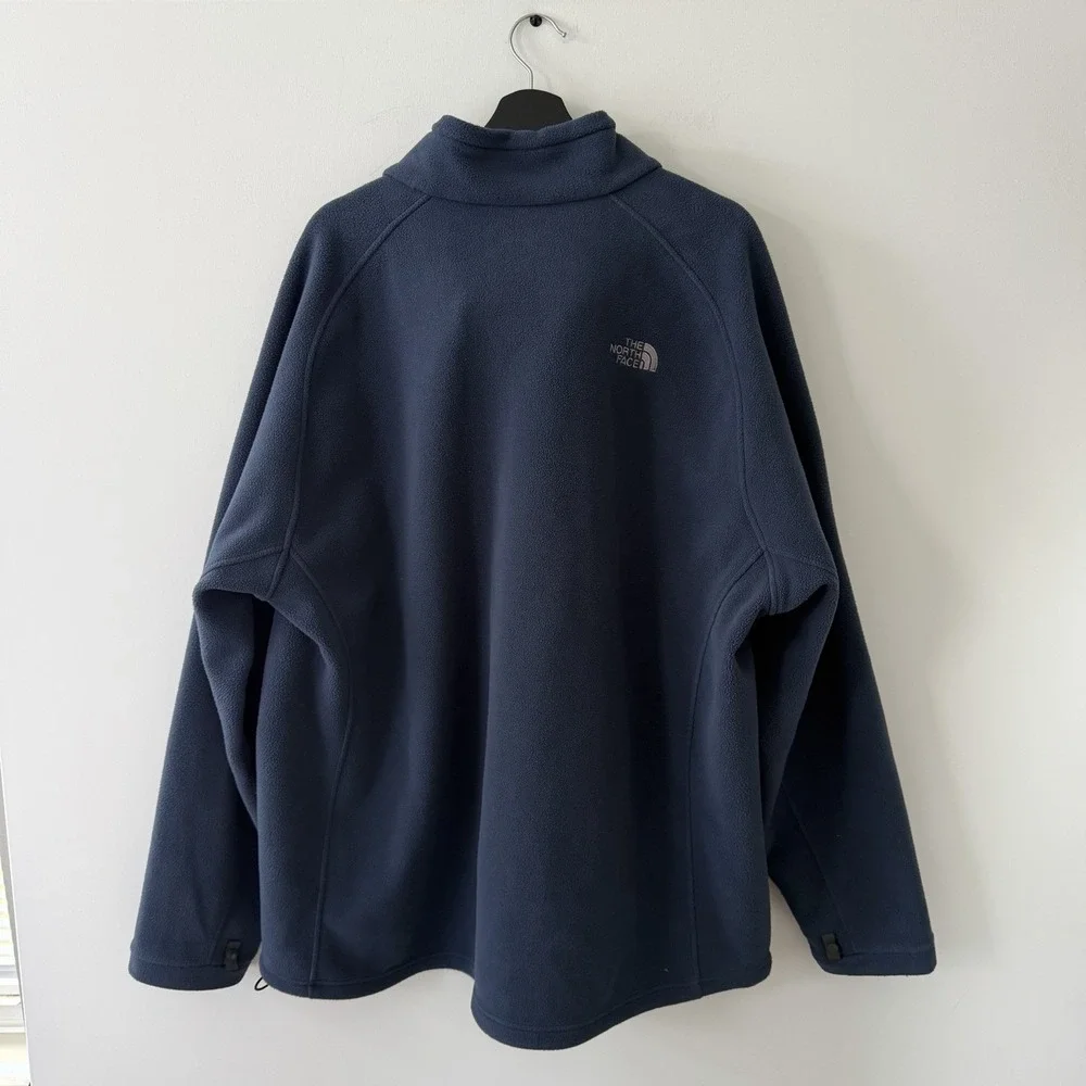 The North Face Glacier Full Zip Fleece Jacket Mens 3XL Blue Outdoors